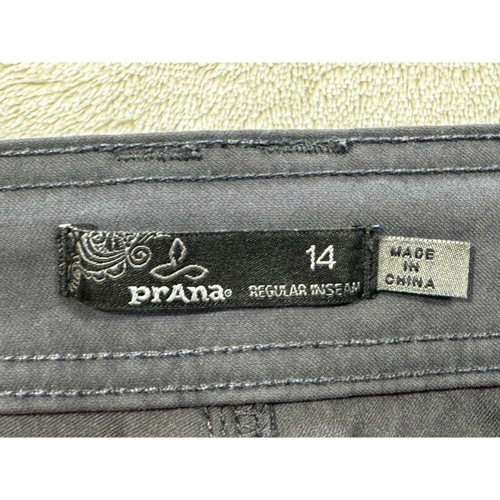 Prana Womens Halle Hiking Stretch W4HARG113 Gray Pants 14 Meas: 36x30 - Picture 4 of 7